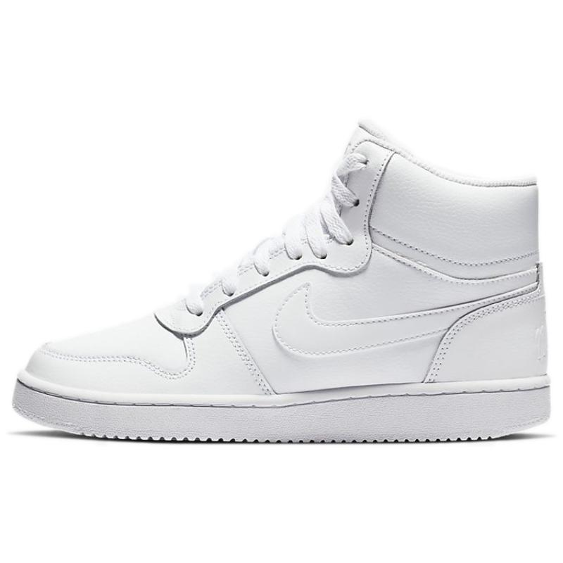 Nike Ebernon Mid Triple White Damesko Sneakers AQ1778-100