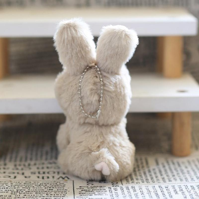 1Pcs Easter Bunny Rabbits Simulation Soft Fur Color Starry Sky Color Cute Bunny Children Plush Interactive Animal