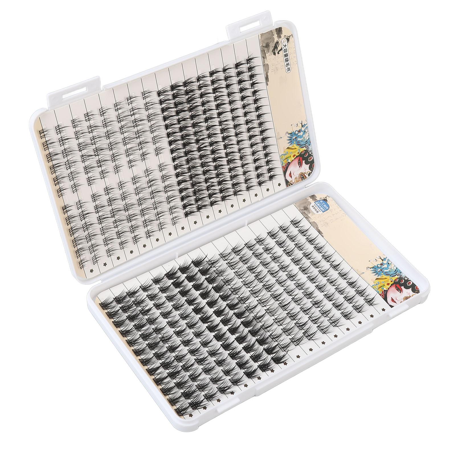 

400 Пучковые Индивидуальные Наращивания Ресниц Мягкие Пушистые Многоразовые Разной Длины Ресницы Микс-Лоток