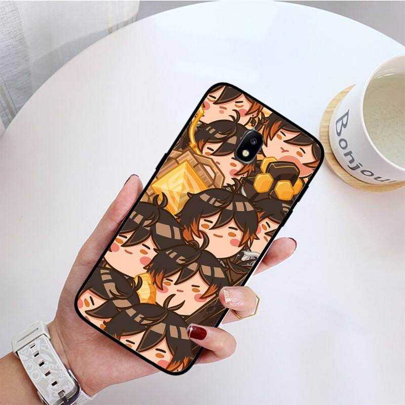 Genshin Impact Anime Cute Phone Case For Samsung Galaxy J7 PRIME J2Pro2018 J4 Plus J5 PRIME J6 J7 Duo Neo J737 J8