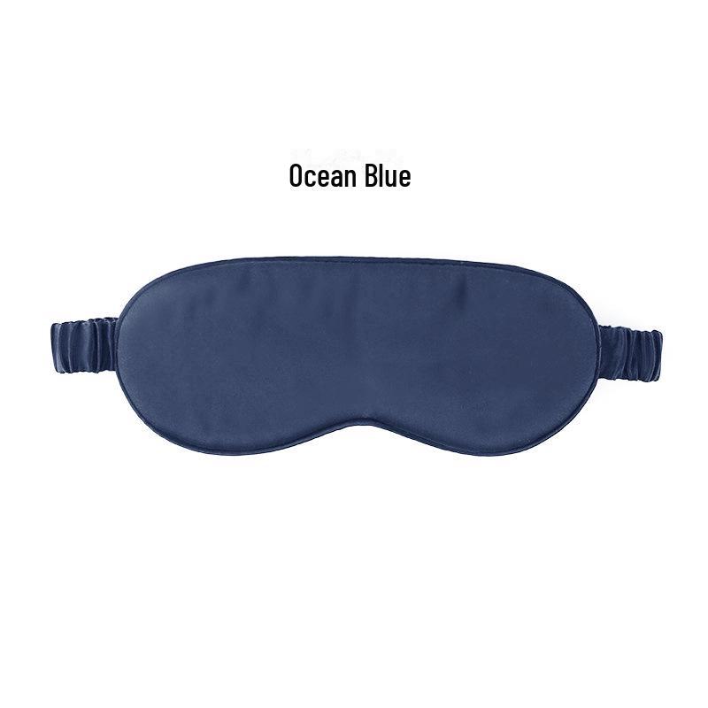 Butterfly Embroidered Silk Eye Mask - 19 Momme Double-Sided Mulberry Silk with Shade and Embroidered Logo