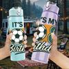 1PC Its My 8th Birthday 750ml Color Plastic Sports Water Bottle Leakproof Flip Straw Lid Suitable for Sports Office Home Use
