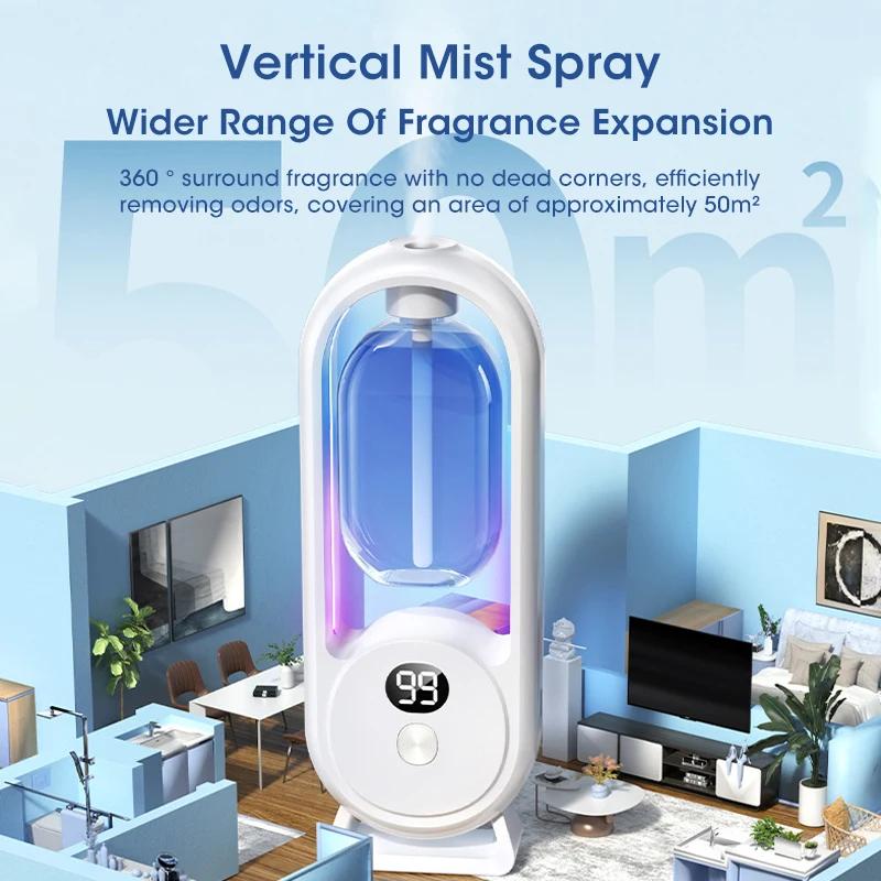 USB Smart Aromatherapy Machine Electric Air Freshener Purifier Automatic Sprayer 50ml Essential Oil Perfume Diffuser Home Toilet