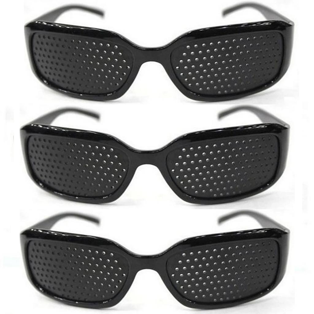 1/2/3 STÜCK Anti-Myopie Astigmatismus Brille Sehkorrektur Ermüdung Lochbrille mit Löchern Sehverbesserung Brille