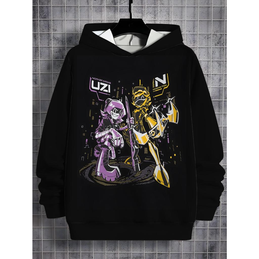 Murder Drones Sezon Nadruk 3D Na Wszystkie Sezony Dziecięca Bluza Casualowa Fajne Pulowery Unisex Ubrania Chłopięce Dziewczęce Bluzy z Kapturem