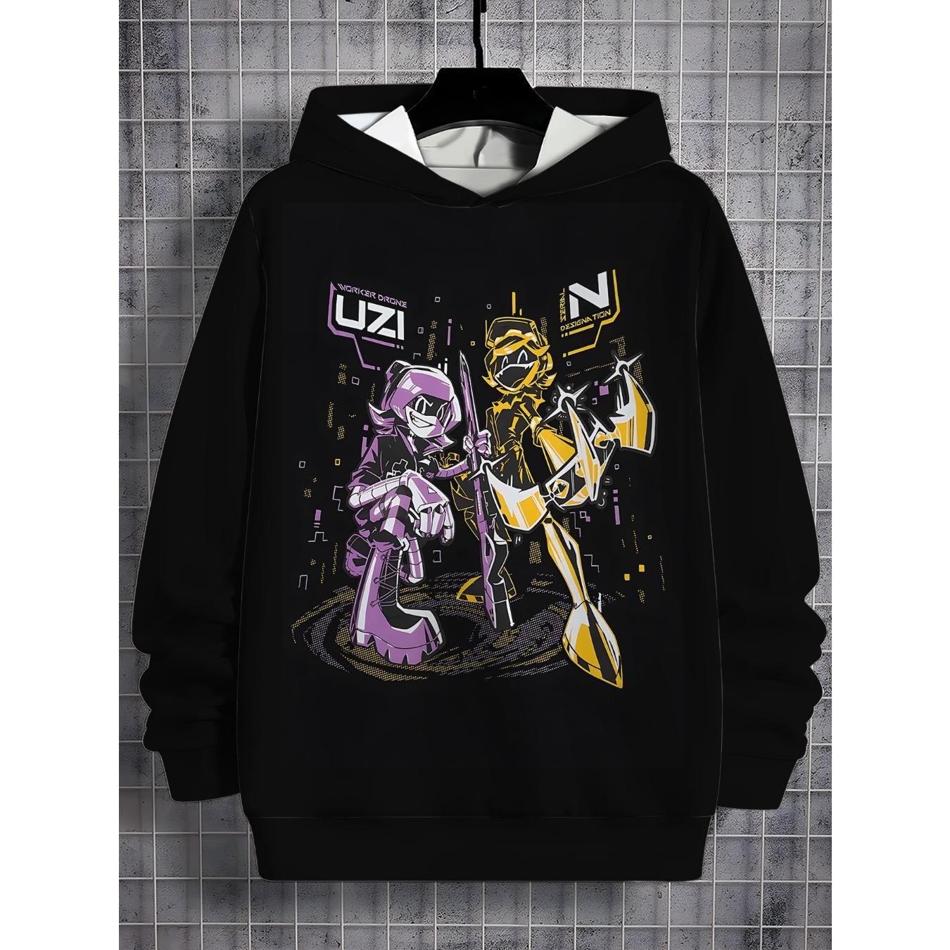 

Дроны-убийцы Сезон 3D-принт Все сезоны Детская повседневная толстовка Крутой пуловер Топы Унисекс Одежда Мальчик Девочка Толстовки 13-14Y