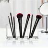 3 Grid Design Clear Makeup Brush Holder PS Acrylic Cosmetic Tools Organizer  Vanity