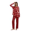 Christmas Prints Family Matching Long Sleeve Tops+Pants Set Family Matching Sets