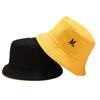 Summer Sun Protection Hat With Wide Brim And Embroidered Letters For Outdoor Activities
