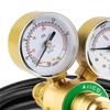 Pack of 1 Double Gauge Regulator with Precisions Filter System for Argon and CO2 Gas Control in Welding Applications