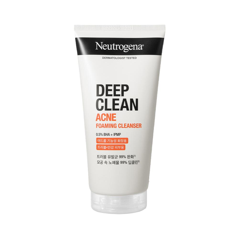 Neutrogena [Clean Pores Prevent Trouble] Neutrogena Deep Clean Acne Foaming Cleanser 150g Double Plan