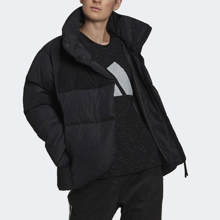 Adidas Big Baffle High Collar Down Jacket Women Outerwear Black GT6541