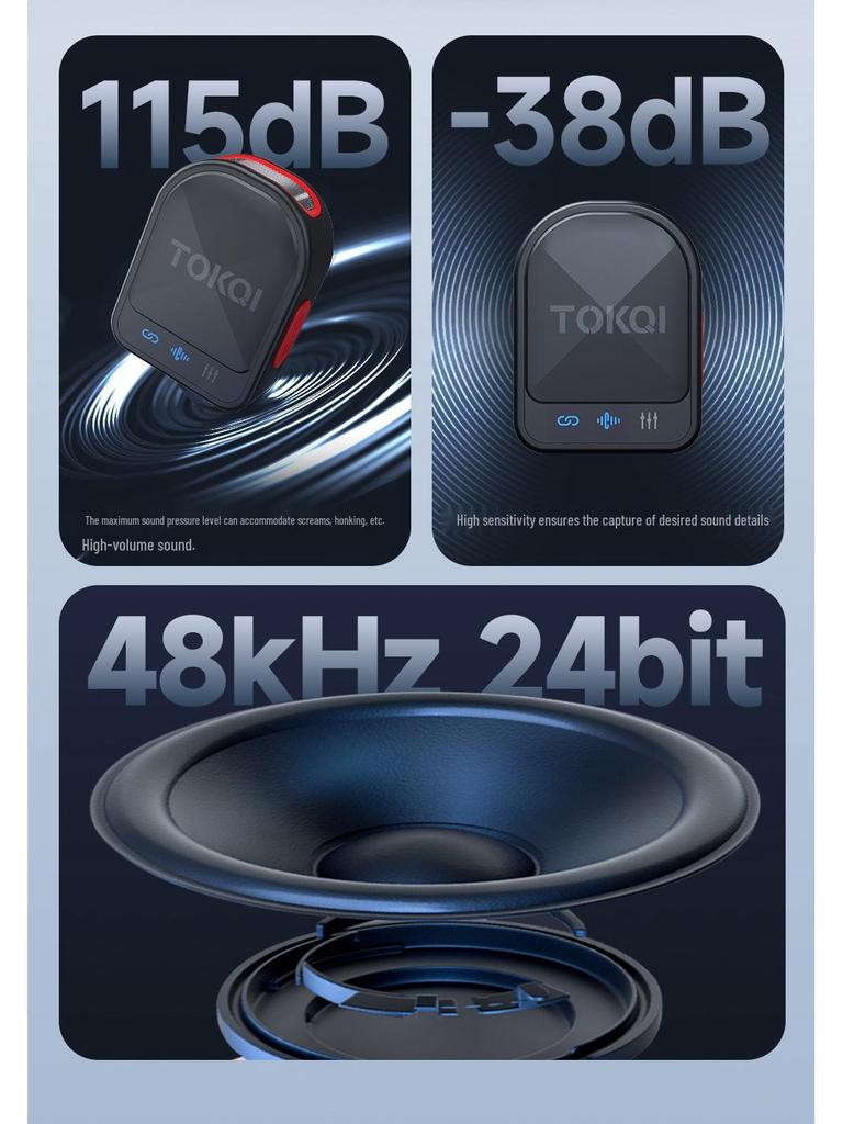 HO1 Lavalier Wireless Microphone - Dual Reception for Live Streaming, Mobile, Noise Reduction & Recording.