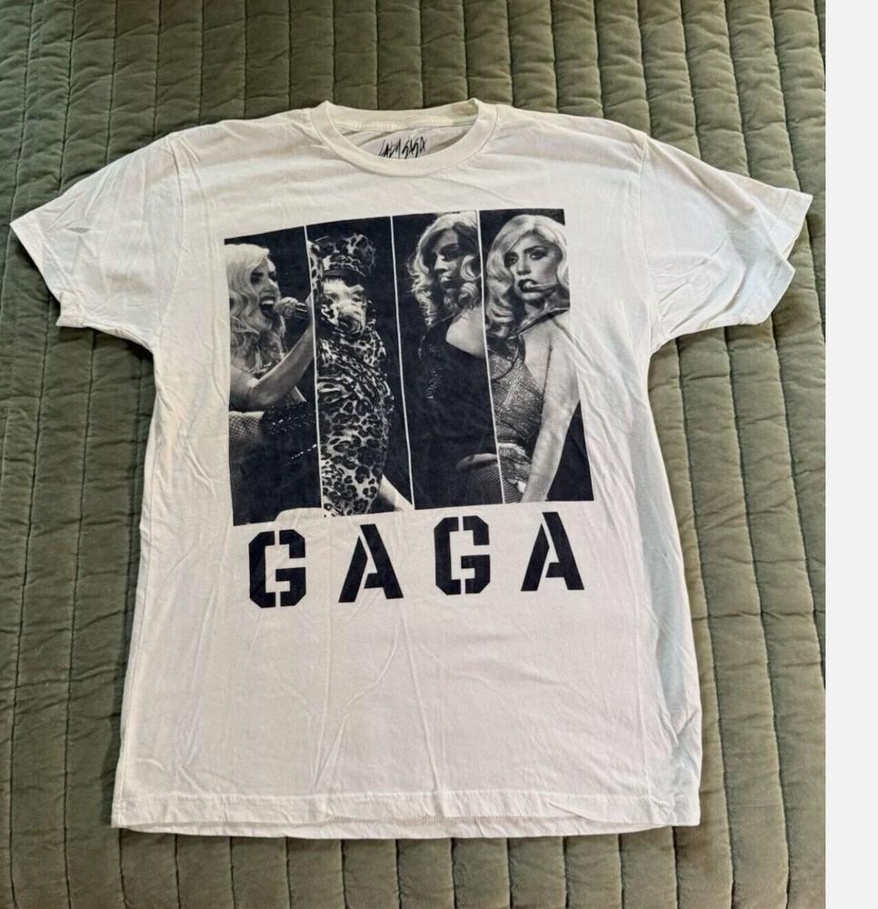 

ВИНТАЖНАЯ ФУТБОЛКА LADY GAGA Хлопок Для мужчин Женщин Все размеры S-234XL M202 Унисекс Футболка S