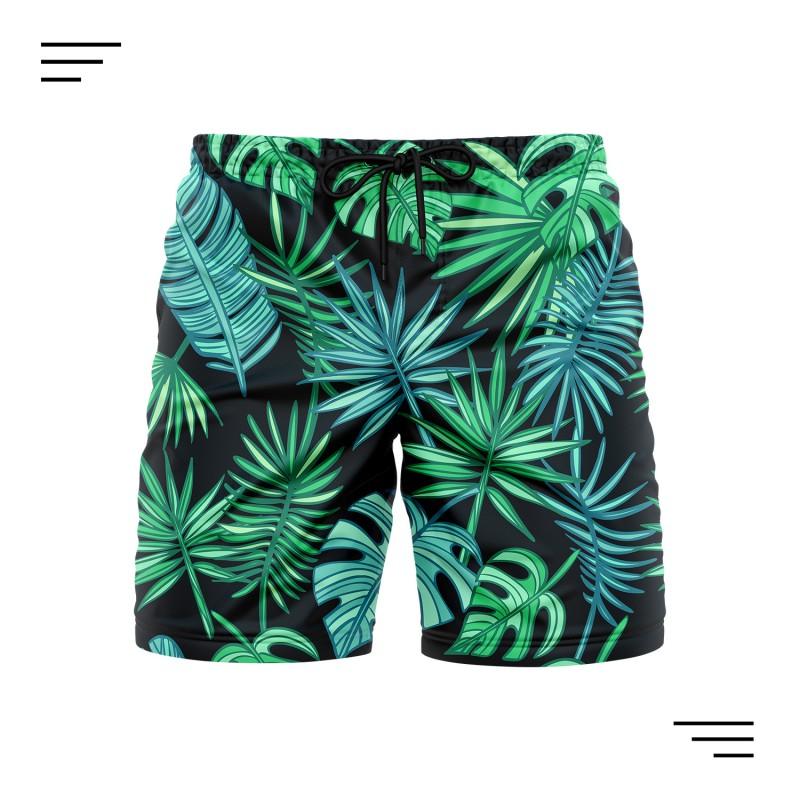 Mens Digital Print Beach Shorts Casual Quick-Dry Lightweight Sportswear Vacation Travel