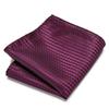 Men's Striped Jacquard Pocket Square for Weddings and Business Suits