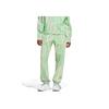 Adidas Truecasuals High-Waisted Printed Straight-Leg Sports Pants Women Bottoms Bright-Green Light-Pink HT1104