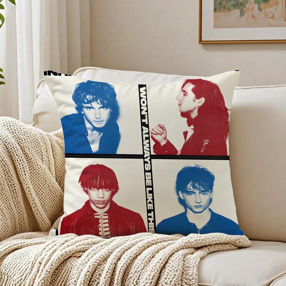 Music PostPunk IInhaler Cushion Cover Pillowcase Antidustmite living Room Sofa Decor Cushion Room