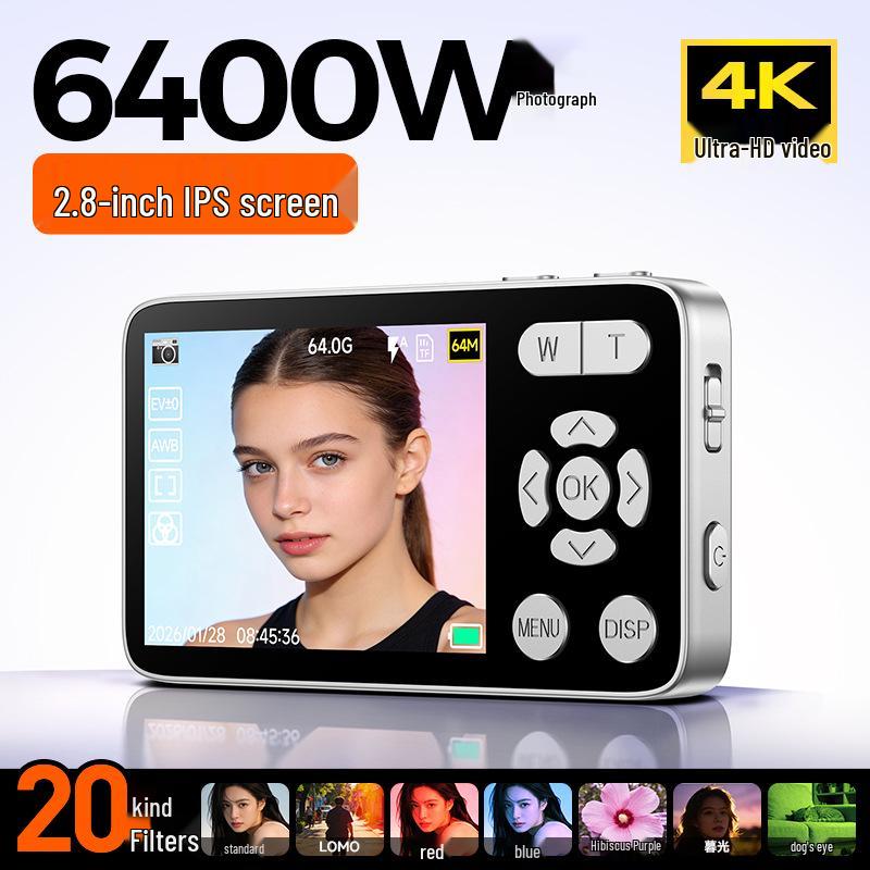 K69 Retro Campus HD Portable Digital Camera - Entry-Level Card Camera Gift