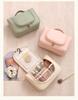 Hanging Fashion Cosmetic Case Waterproof Makeup Bag Zipper Closure Soft Handle Durable Large Capacity Pouch with Hook