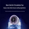 High-Speed Turbo Rechargeable Wall-Mounted/Desktop Fan for Kitchen & Outdoor Use