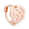 14K Gold Needle Rose Gold Rose Flower Bangle Ring Piercing Earrings (S8538858)