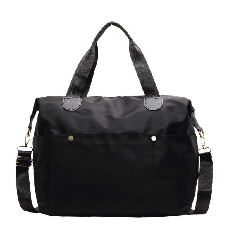 

Повседневная Простая Ручная Дорожная Сумка Многокарманный Дизайн для Ежедневного Хранения на Открытом Воздухе для Пикника Багажная Сумка чёрный