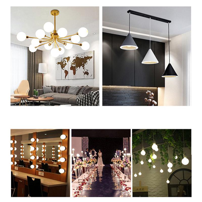 Led Bulb G60 G80 G95 E27 Screw Led Bulb High Brightness 5W 7W 12W Global Light 85-265V Ball Light For Chandelier Pendant Lamp