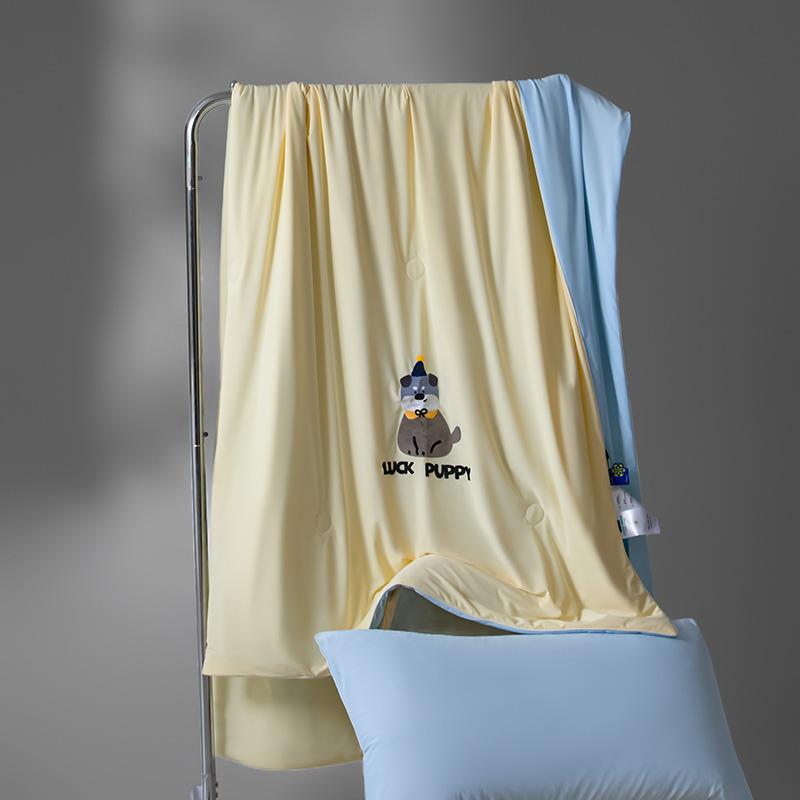 New Cool Feeling Summer Blanket Breathable Cooling Air Conditioner Quilt Silky Touch Bare-Sleeping Comforter Single Double Duvet