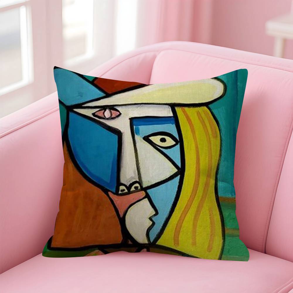 Abstract Picasso Art Classic   Cushion Cover Car Throw Pillow Case For Sofa Car Christmas Gift