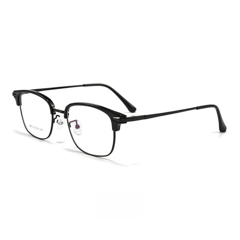 YIMARUILI Handsome Optical Prescription Men's Glasses Blue Light Blocking Reading Progressive Eyeglasses Big size Eyewear 5053WX