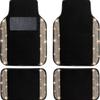 Crystal Velvet Non-Slip Car Floor Mats - Dirt & Wear-Resistant, Easy To Clean.