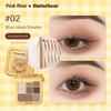 Pinkbear Leather Bear Butter Bear Comprehensive Seven-Color Eye Shadow Plate Joint Famous Soft Bread