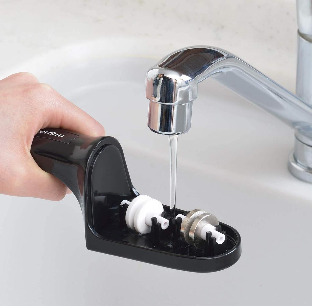 Shimomura Kogyo Verdun Black Santoku Knife Antibacterial Double Sharpener Set Made In Niigata & (OVB-913) Tsubame-Sanjo,