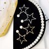 Simple Drop Earrings Geometric Five-pointed Star Dangle Earring Jewelry For Women Party Jewelry