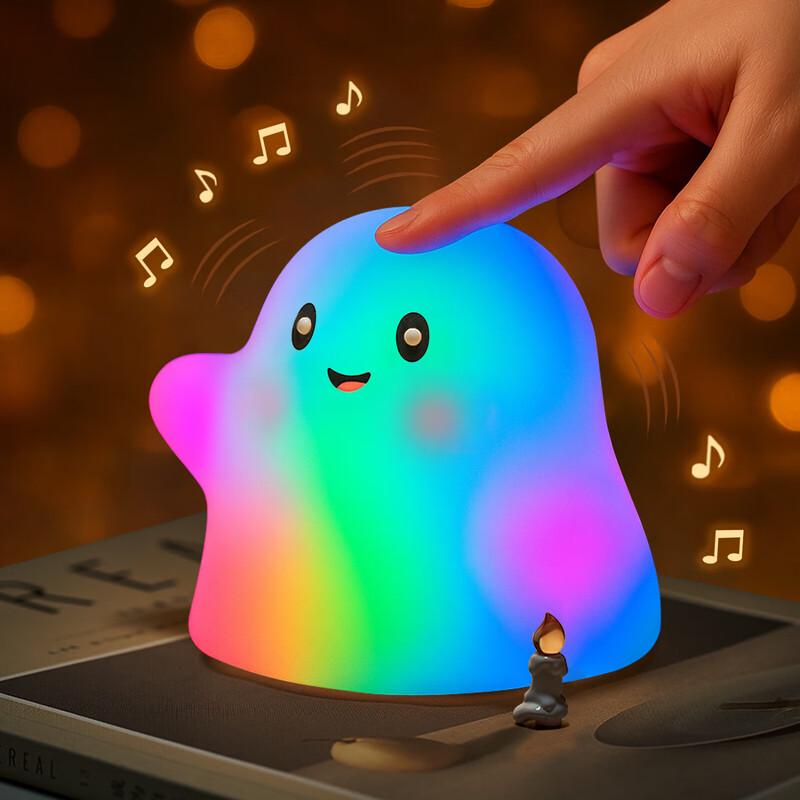 Little Ghost Silicone Tap Night Light