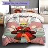 Cartoon-Muster Bettwäsche Steppbett-Set Bettbezug Kissenbezug Heimdekoration Geburtstagsgeschenk (1 Bettbezug + 2 Kissenbezüge, ohne Füllung)