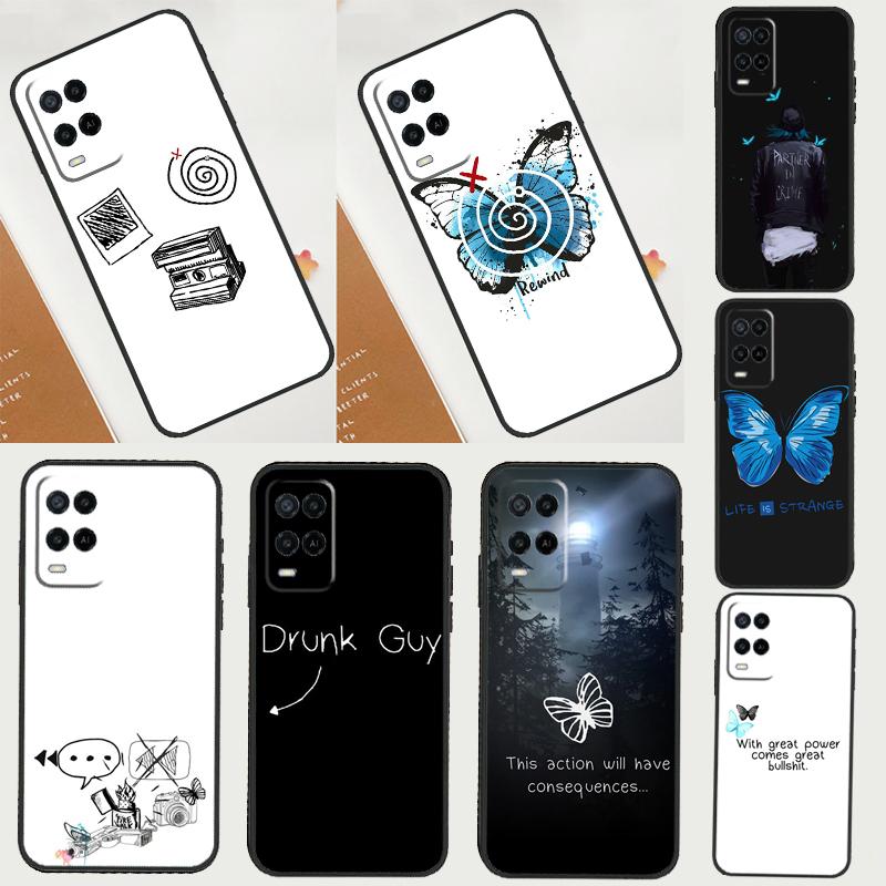 Life Is Strange Phone Case For Oppo A17 A18 A38 A58 A78 A98 A79 A40 A60 A80 A16 A76 A96 A15 A74 A94 A54 A77