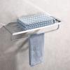 OIMG Double-Layer Wall-Mounted Bathroom Towel Rack