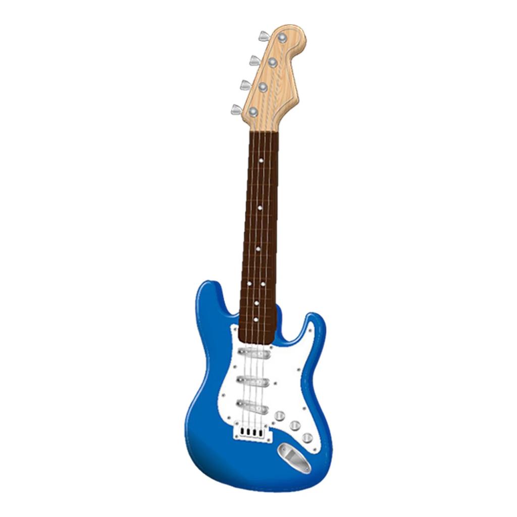 17 Inch Kids Electric Guitar Toy 4 Strings LED Lights Portable Musical Instrument Birthday Gift for Beginners Boys Girls Toys
