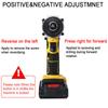 48V Mini 25+3 Torque Cordless Electric Impact Drill Screwdriver Wireless Power Driver DC With 2 Lithium-Ion Battery 3/8-Inches