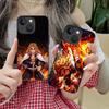 Demon Slayer Rengoku Phone Case for iPhone 16 15 14 13 12 11 X XR XS 8 7 Pro Max Plus Mini Colour Printing Silicone Cover Pretty