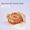Chinese Treasure Pot Ingot Scented Candle - Long-lasting Fragrance, Perfect for Home & Bedroom, Ideal New Year Gift