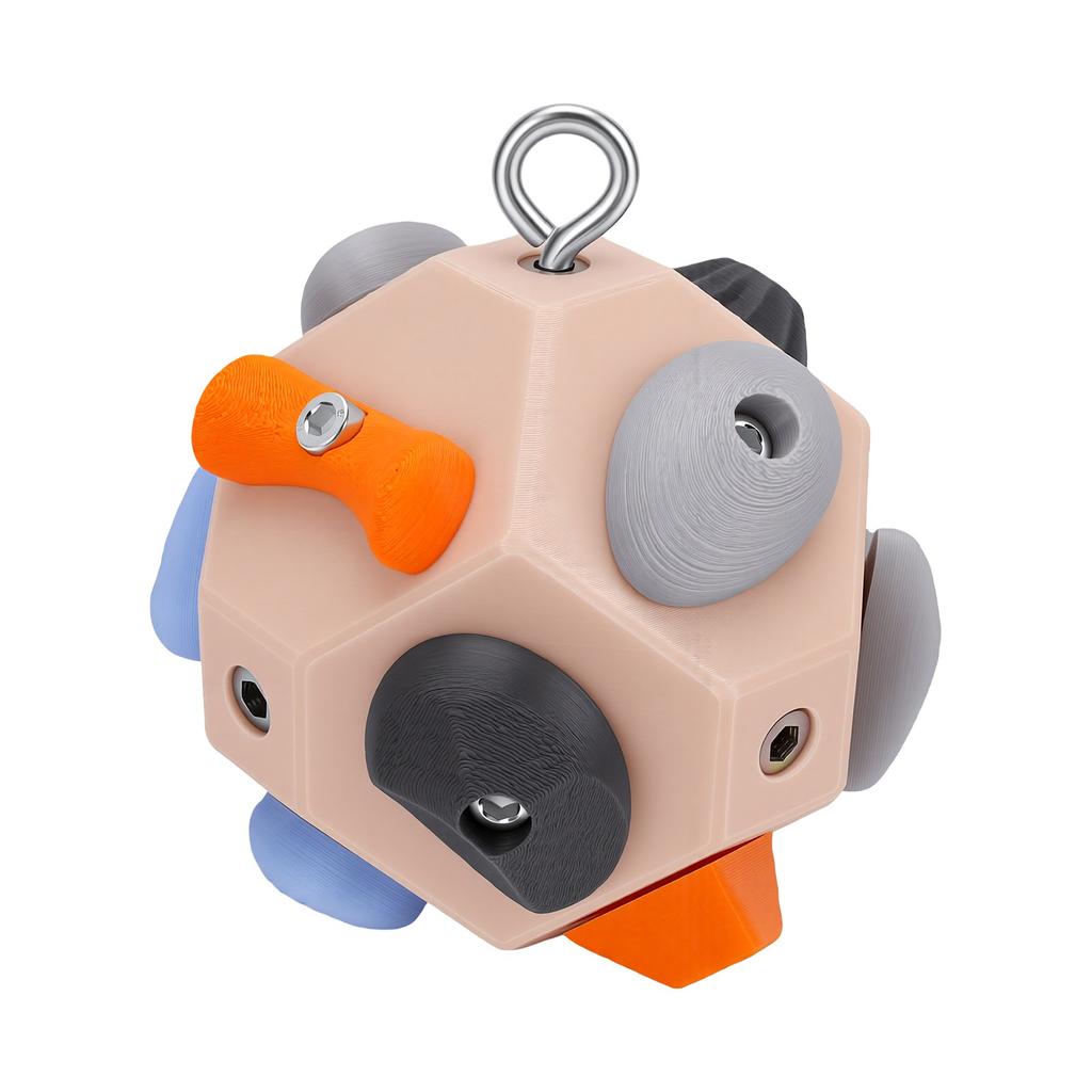 Handcrafted Climbing Block Ball 3D Printed Climbing Training Ball Portable Finger Strength Training Stress Relief Gift