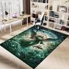 1PC Angel Fish Extra Large Non Slip Floor Carpet, Office, Family, Bedroom, Studio Large Area Rug Indoor Rugs, Vibrant Colors