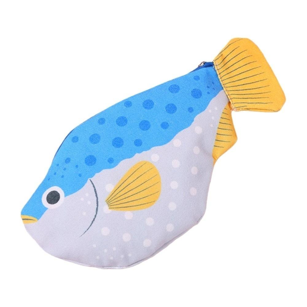 Pufferfish Fish Pencil Case Deep-Sea Fish Marine Organism Pencil Pouch  Office