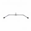 Lat Pulldown Bar Chrome Plated Seated Row Rubber Grip Ends