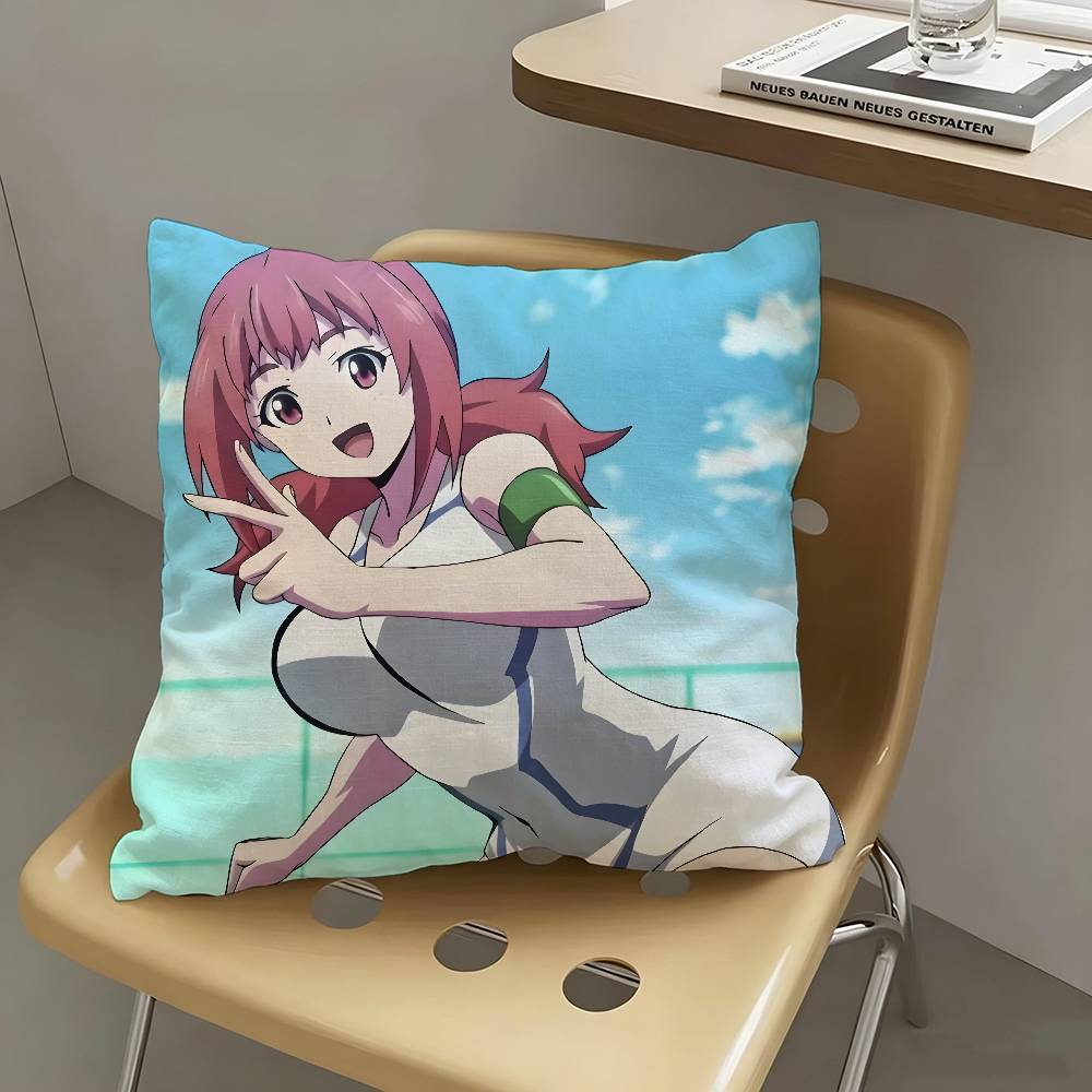 1pc Non Toyoguchi Anime Characters Pillow Case Fashion Square Pillowcase Bedroom Sofa Room Ins Decoration Leisure