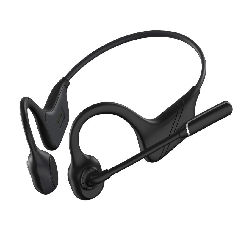 DG10 Professionelle Offene Stereo-Kopfhörer mit Geräuschunterdrückendem Mikrofon Knochenleitung BT5.3 Business-Stil