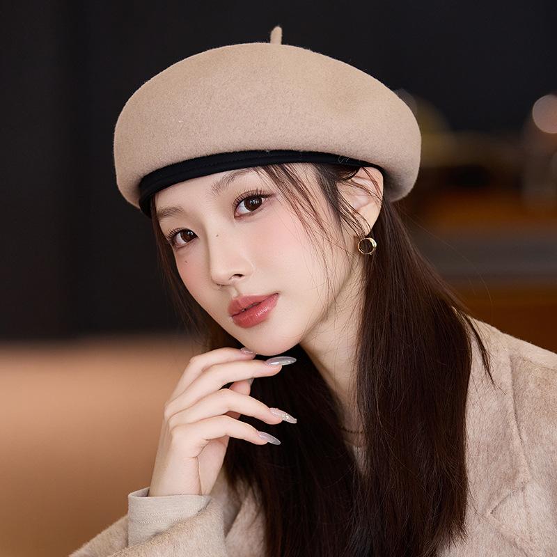 Retro Woolen Beret, Windproof and Warm In Autumn and Winter, Literary and Artistic Painter Hat